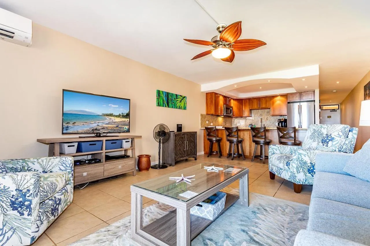 Kamaole Sands 5-303, Contemporary Reno, Ocean View Wailea  ABD